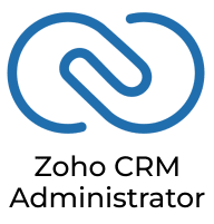 Zoho CRM Administrator logo. DSL Telecom ensures secure and efficient CRM control with Zoho CRM Administrator.