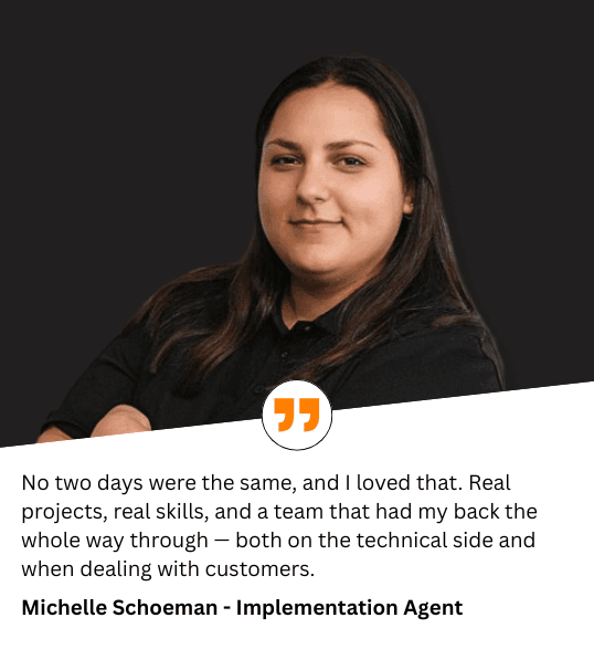 Intern working on Zoho software